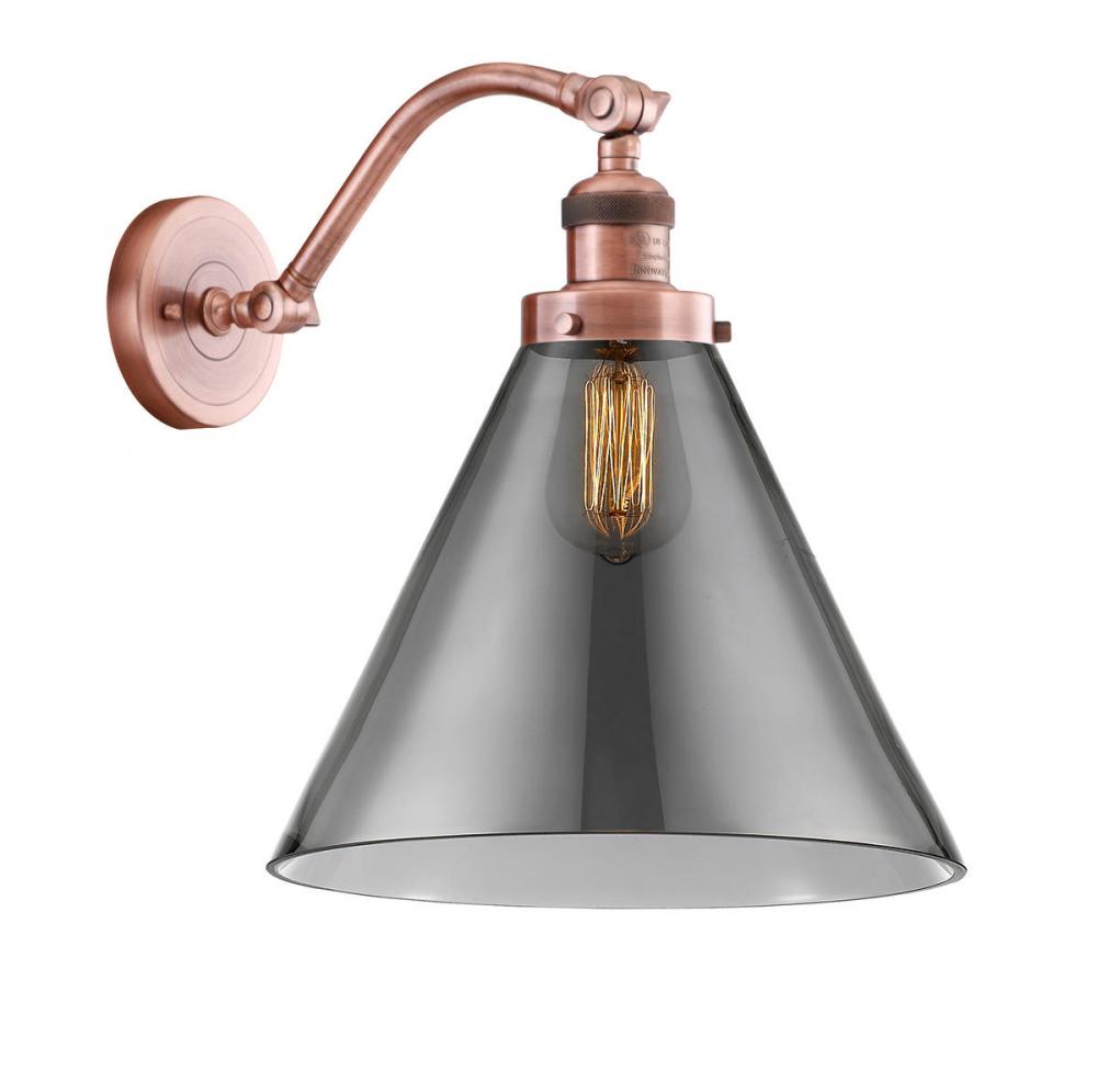 Cone - 1 Light - 12 inch - Antique Copper - Sconce