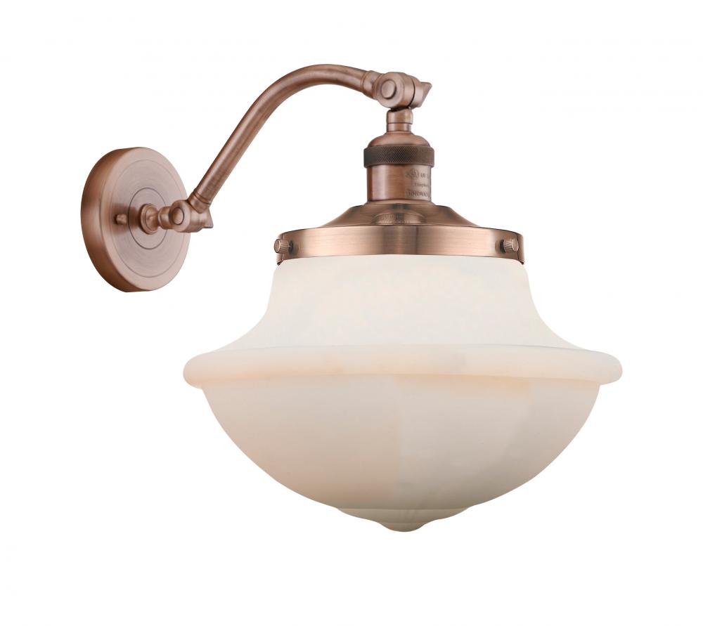 Oxford - 1 Light - 8 inch - Antique Copper - Sconce