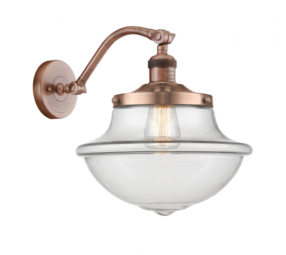 Oxford - 1 Light - 8 inch - Antique Copper - Sconce