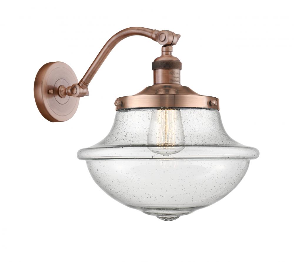 Oxford - 1 Light - 8 inch - Antique Copper - Sconce