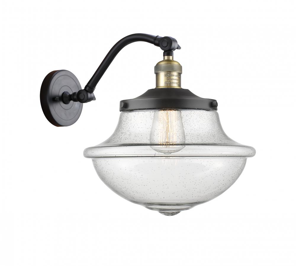 Oxford - 1 Light - 8 inch - Black Antique Brass - Sconce