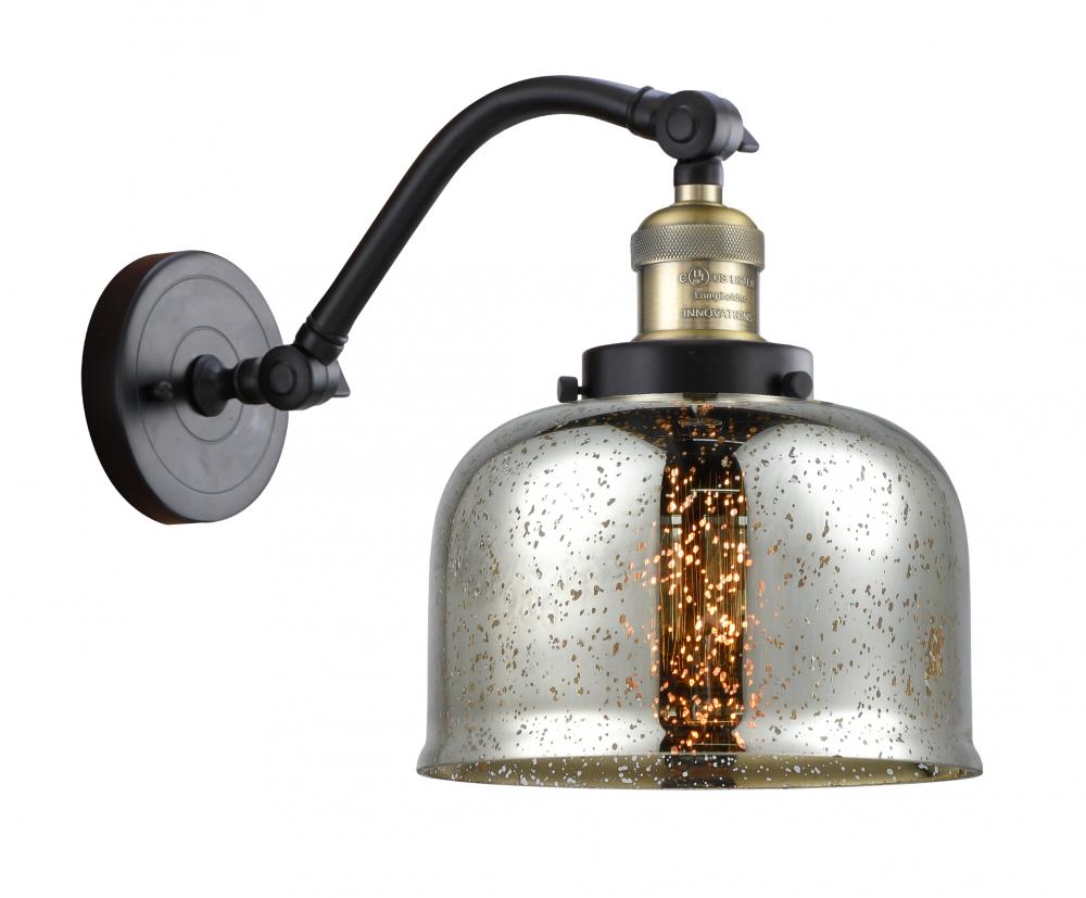 Bell - 1 Light - 8 inch - Black Antique Brass - Sconce