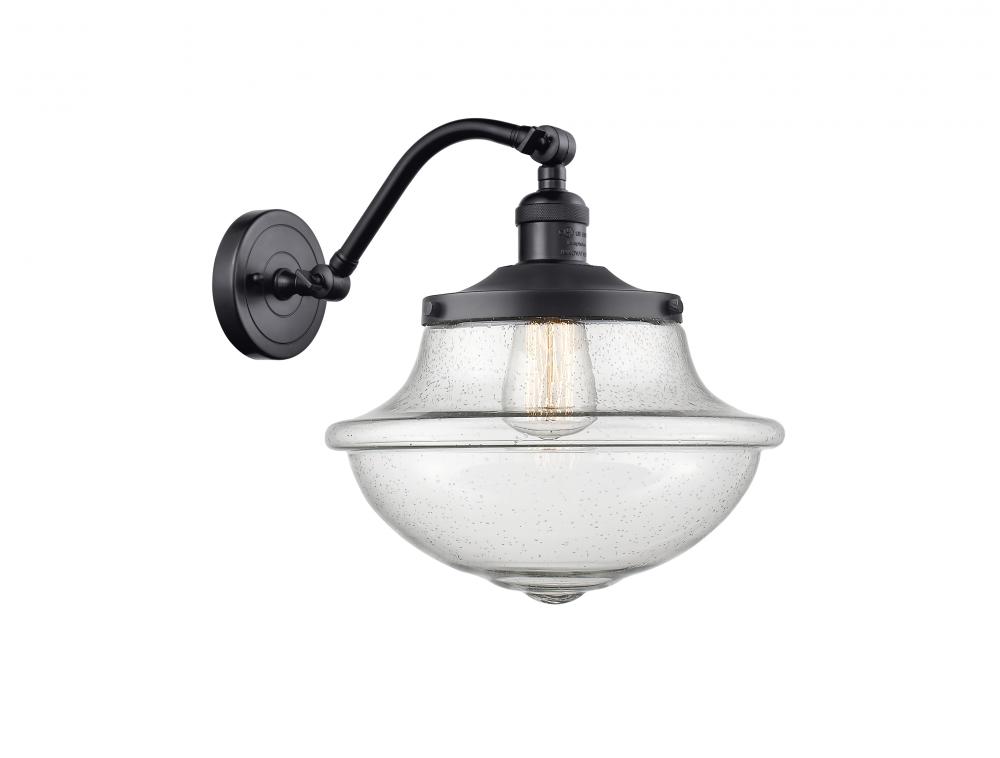 Oxford - 1 Light - 8 inch - Matte Black - Sconce