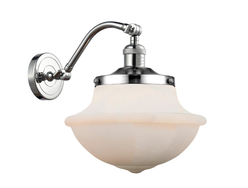 Oxford - 1 Light - 8 inch - Polished Chrome - Sconce