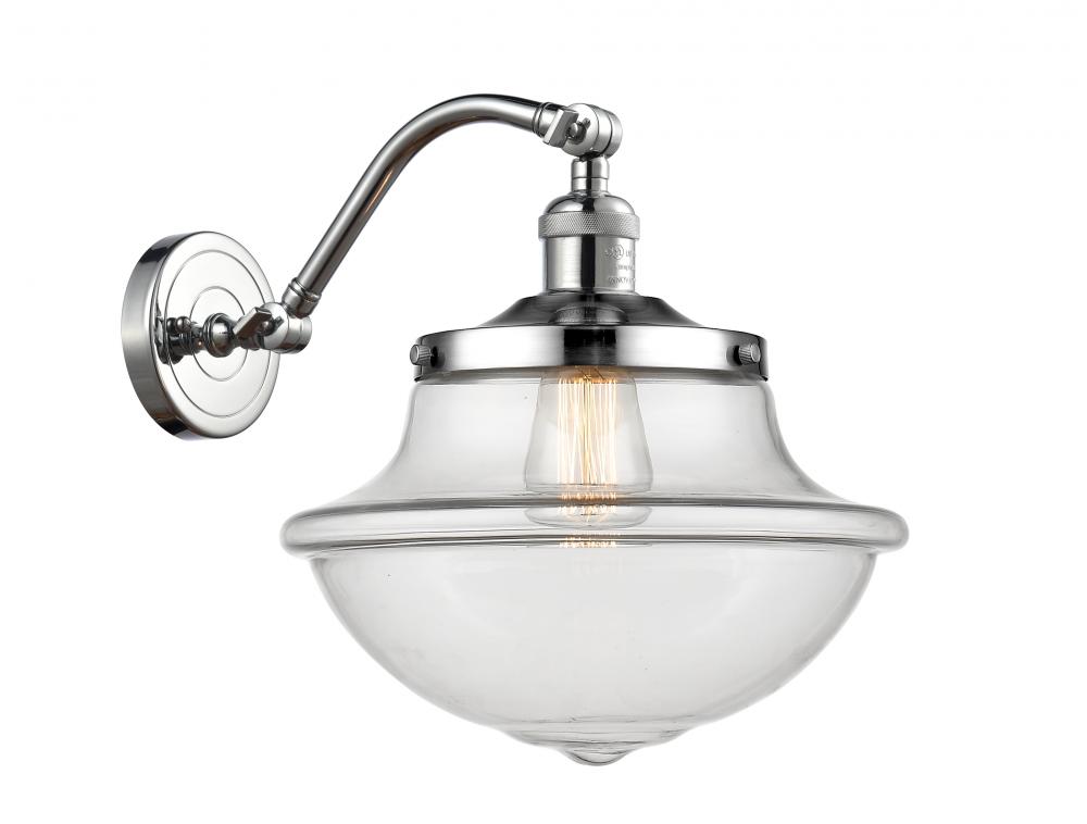 Oxford - 1 Light - 8 inch - Polished Chrome - Sconce