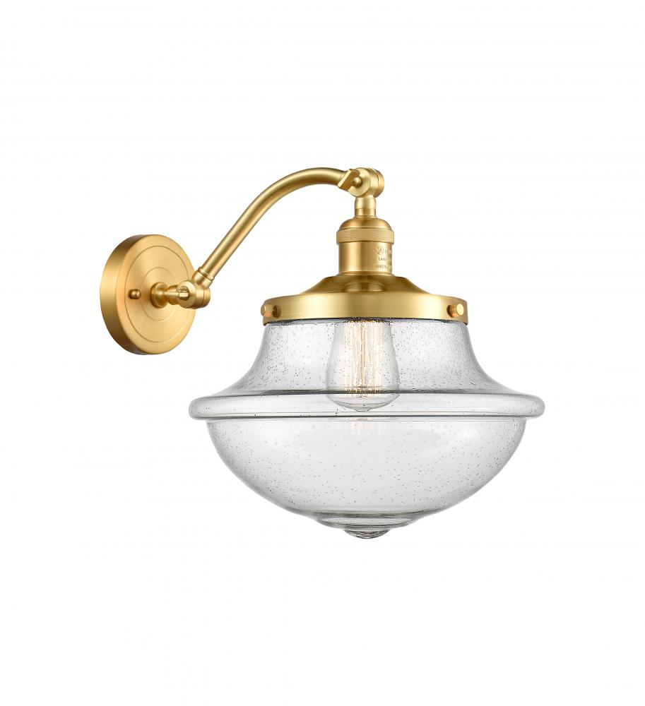 Oxford - 1 Light - 8 inch - Satin Gold - Sconce