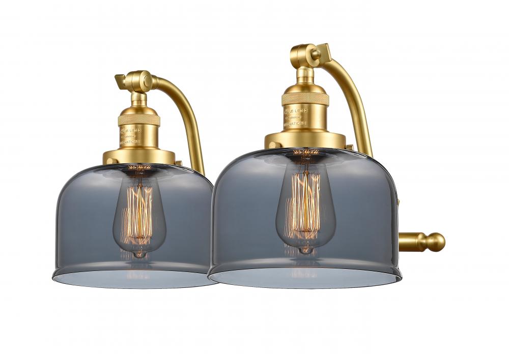 Bell - 2 Light - 18 inch - Satin Gold - Bath Vanity Light