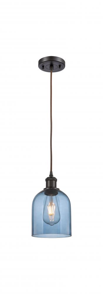 Bella - 1 Light - 6 inch - Oil Rubbed Bronze - Cord hung - Mini Pendant
