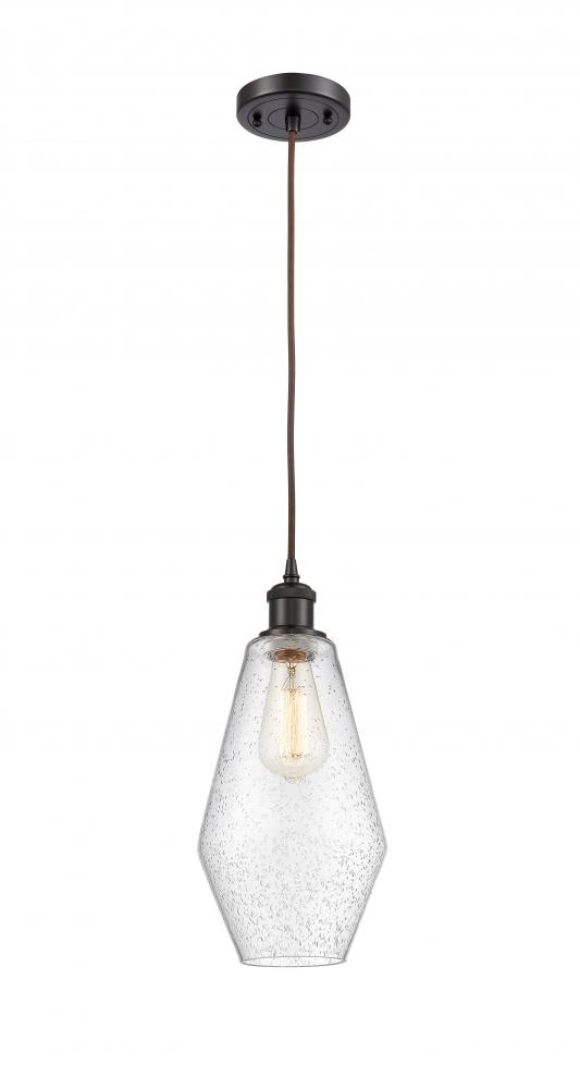 Cindyrella - 1 Light - 7 inch - Oil Rubbed Bronze - Cord hung - Mini Pendant