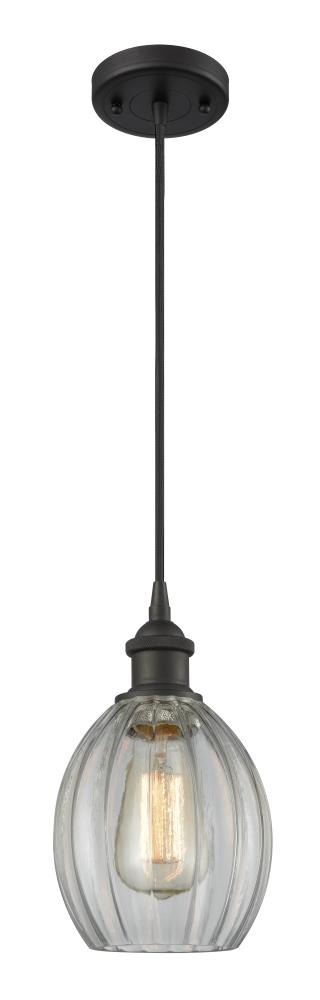 Eaton - 1 Light - 6 inch - Oil Rubbed Bronze - Cord hung - Mini Pendant