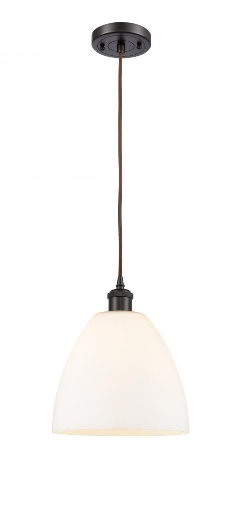 Bristol - 1 Light - 9 inch - Oil Rubbed Bronze - Cord hung - Mini Pendant