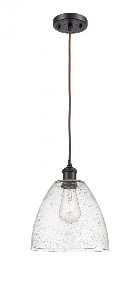 Bristol - 1 Light - 9 inch - Oil Rubbed Bronze - Cord hung - Mini Pendant