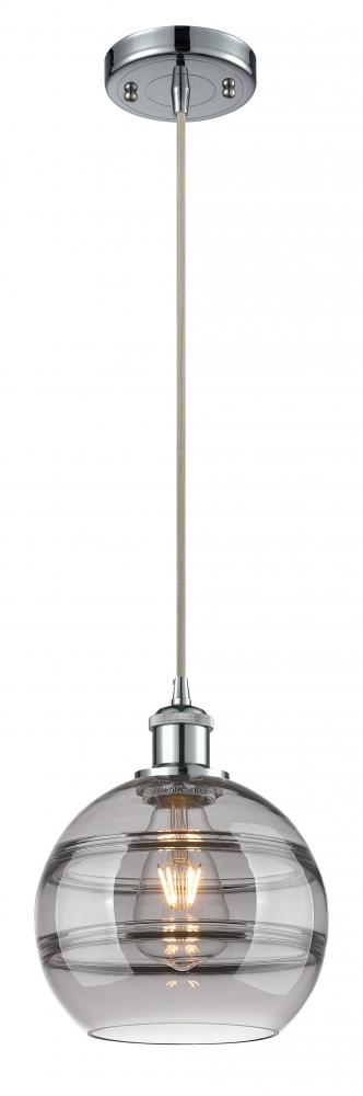 Rochester - 1 Light - 8 inch - Polished Chrome - Cord hung - Mini Pendant