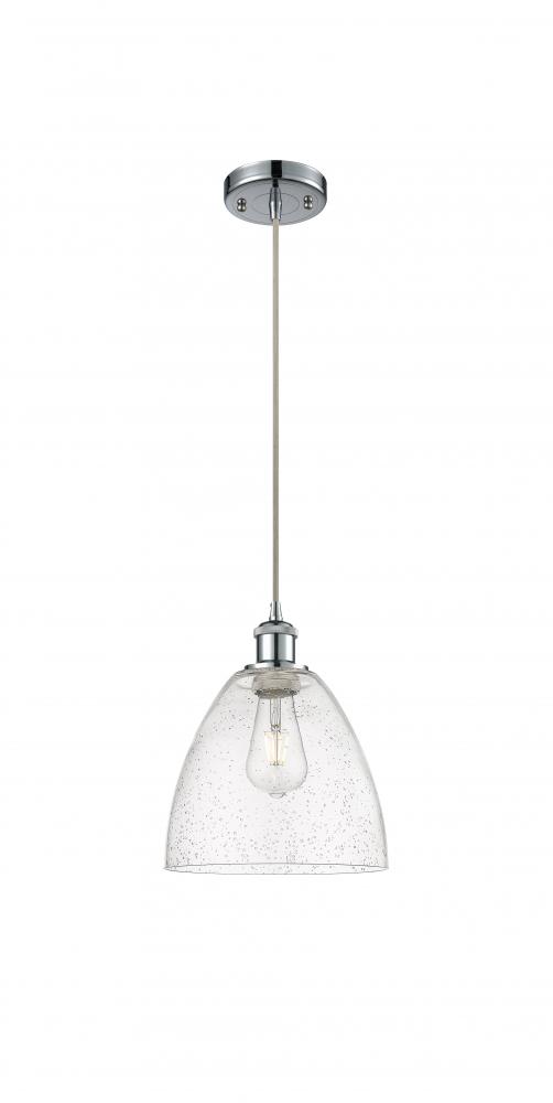 Bristol - 1 Light - 9 inch - Polished Chrome - Cord hung - Mini Pendant