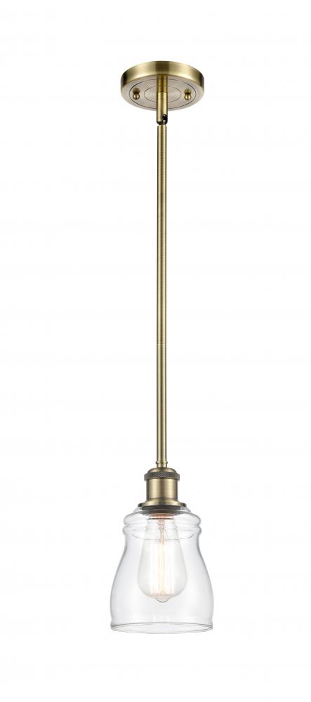 Ellery - 1 Light - 5 inch - Antique Brass - Mini Pendant