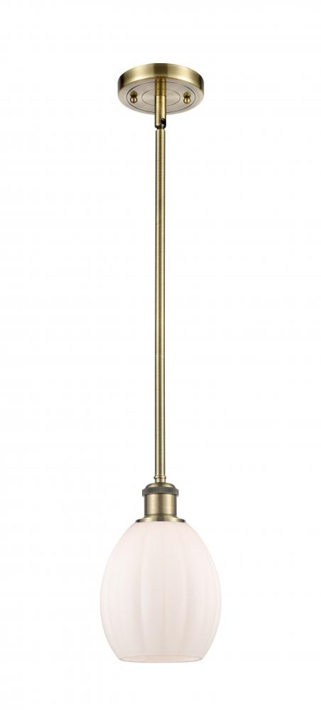 Eaton - 1 Light - 6 inch - Antique Brass - Mini Pendant