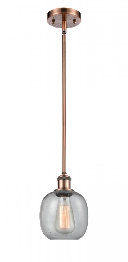 Belfast - 1 Light - 6 inch - Antique Copper - Mini Pendant