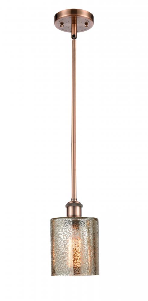 Cobbleskill - 1 Light - 5 inch - Antique Copper - Mini Pendant