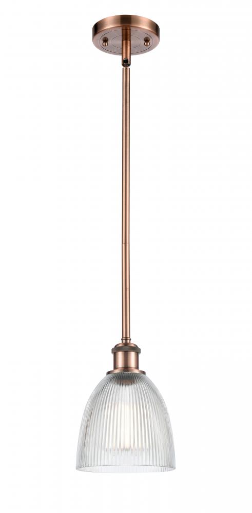Castile - 1 Light - 6 inch - Antique Copper - Mini Pendant