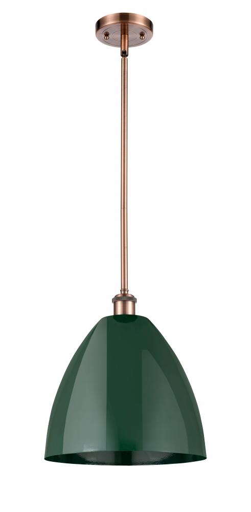 Plymouth - 1 Light - 12 inch - Antique Copper - Pendant