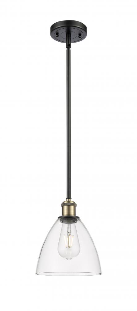 Bristol - 1 Light - 8 inch - Black Antique Brass - Mini Pendant