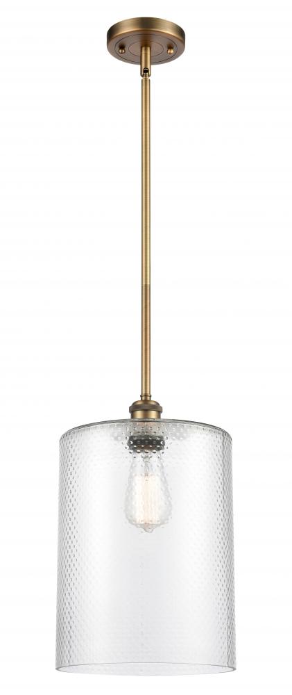 Cobbleskill - 1 Light - 9 inch - Brushed Brass - Mini Pendant