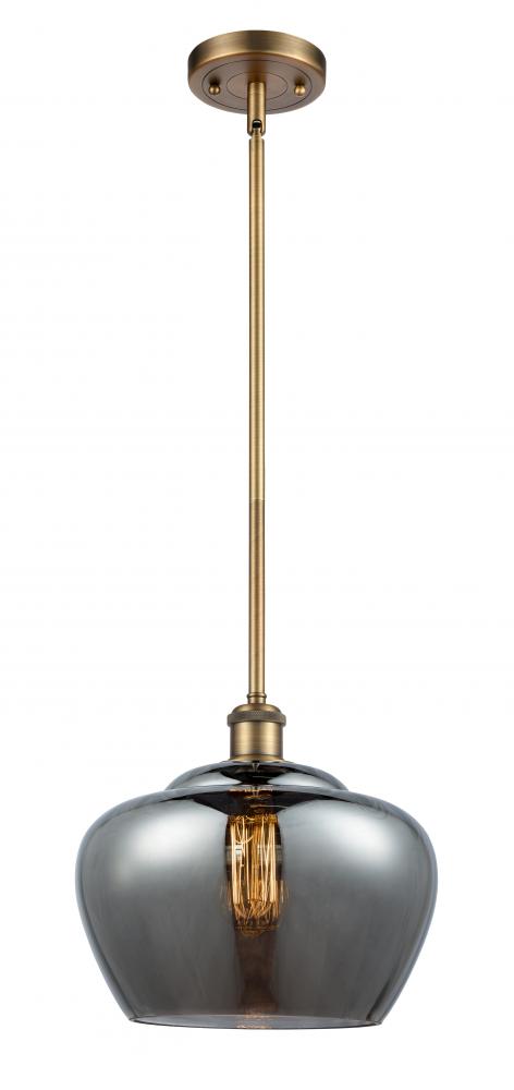 Fenton - 1 Light - 11 inch - Brushed Brass - Mini Pendant