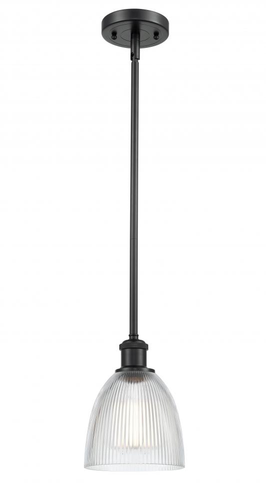 Castile - 1 Light - 6 inch - Matte Black - Mini Pendant