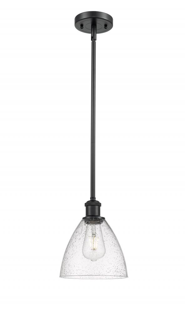 Bristol - 1 Light - 8 inch - Matte Black - Mini Pendant