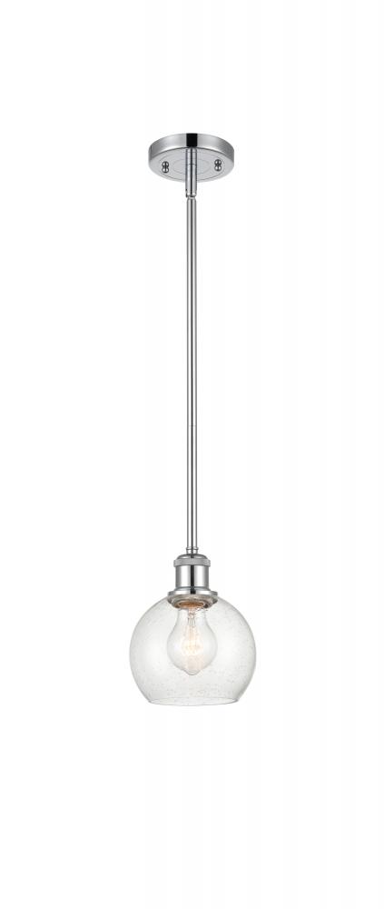 Athens - 1 Light - 6 inch - Polished Chrome - Mini Pendant