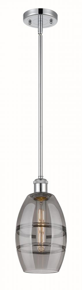 Vaz - 1 Light - 6 inch - Polished Chrome - Mini Pendant