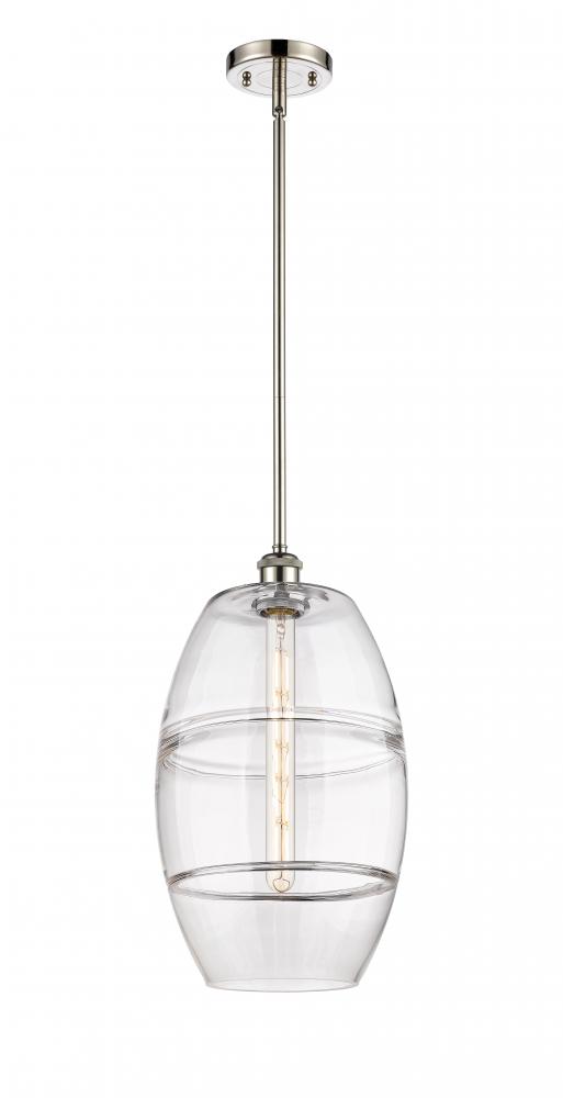 Vaz - 1 Light - 10 inch - Polished Nickel - Mini Pendant