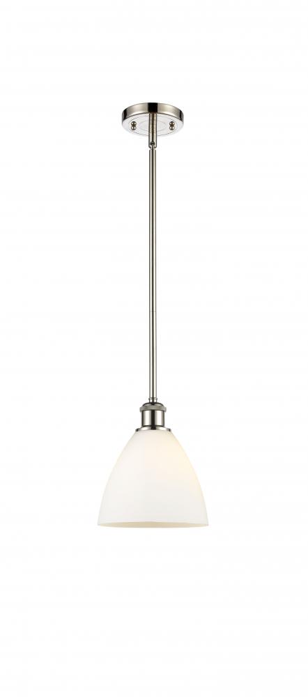 Bristol - 1 Light - 8 inch - Polished Nickel - Mini Pendant