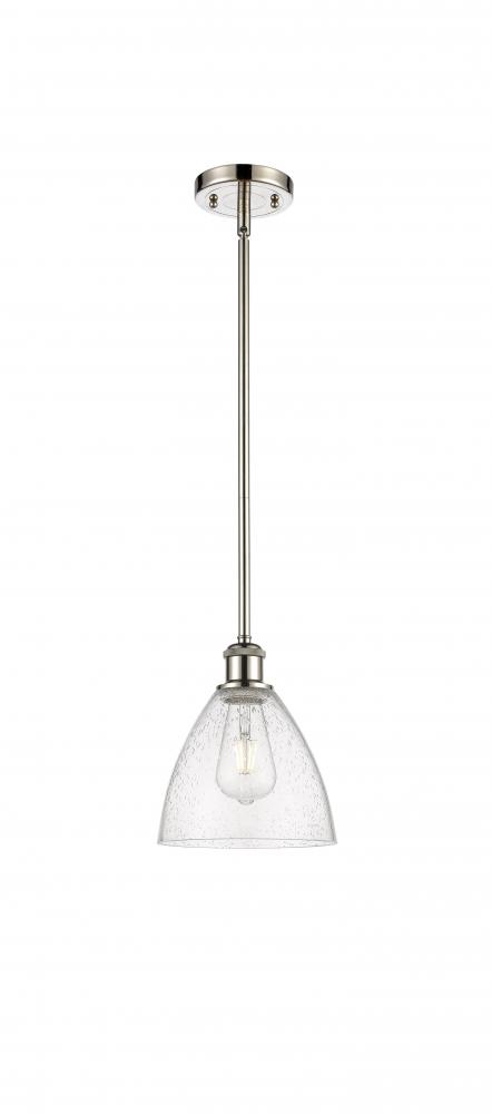 Bristol - 1 Light - 8 inch - Polished Nickel - Mini Pendant