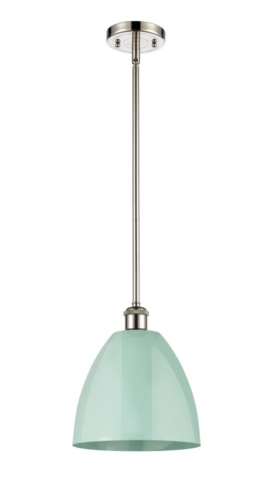 Plymouth - 1 Light - 9 inch - Polished Nickel - Pendant