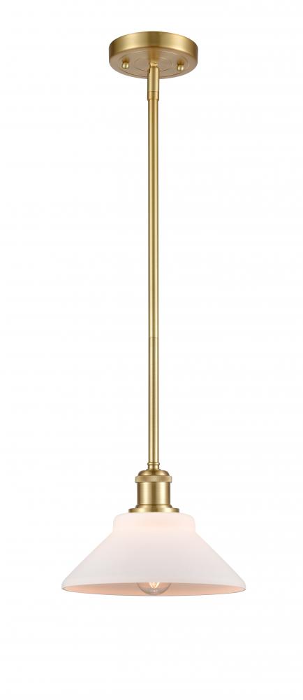 Orwell - 1 Light - 8 inch - Satin Gold - Mini Pendant