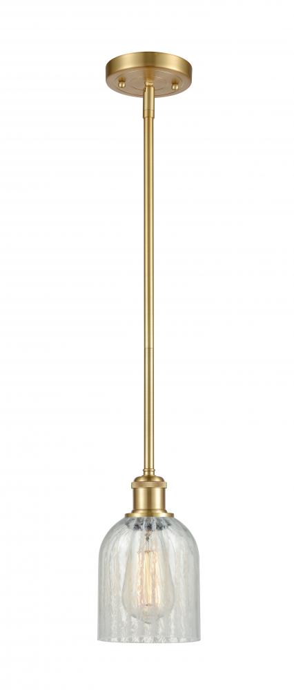 Caledonia - 1 Light - 5 inch - Satin Gold - Mini Pendant