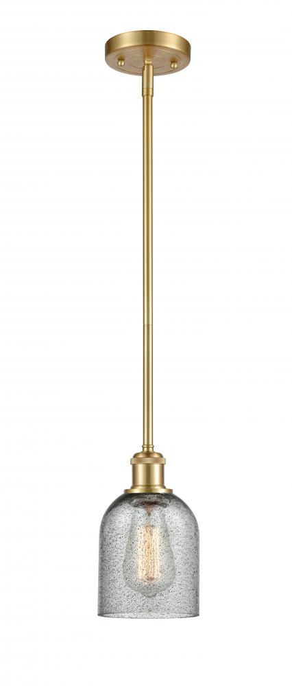 Caledonia - 1 Light - 5 inch - Satin Gold - Mini Pendant