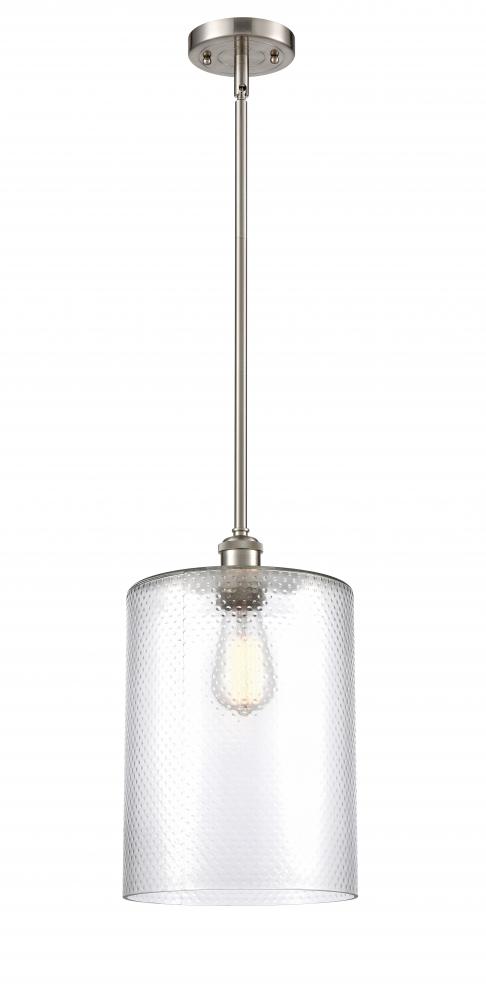 Cobbleskill - 1 Light - 9 inch - Brushed Satin Nickel - Mini Pendant