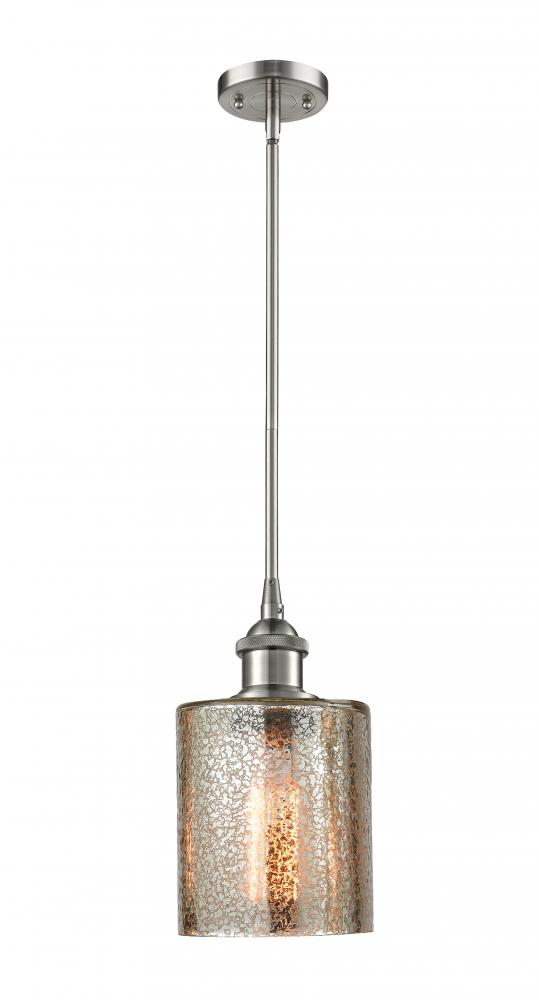 Cobbleskill - 1 Light - 5 inch - Brushed Satin Nickel - Mini Pendant