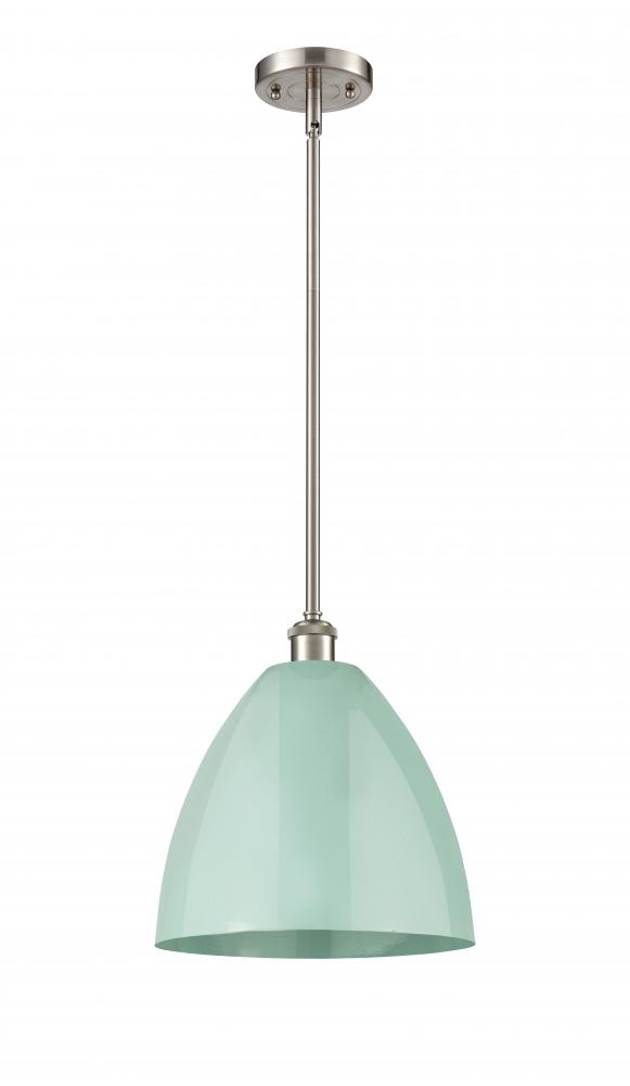 Plymouth - 1 Light - 12 inch - Brushed Satin Nickel - Pendant