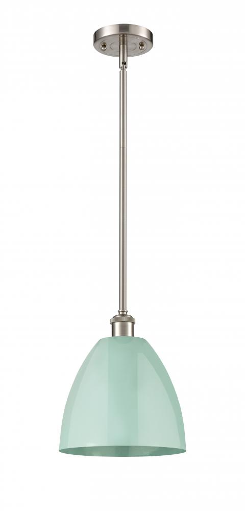 Plymouth - 1 Light - 9 inch - Brushed Satin Nickel - Pendant