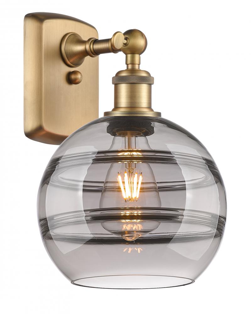 Rochester - 1 Light - 8 inch - Brushed Brass - Sconce