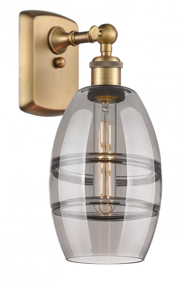 Vaz - 1 Light - 6 inch - Brushed Brass - Sconce