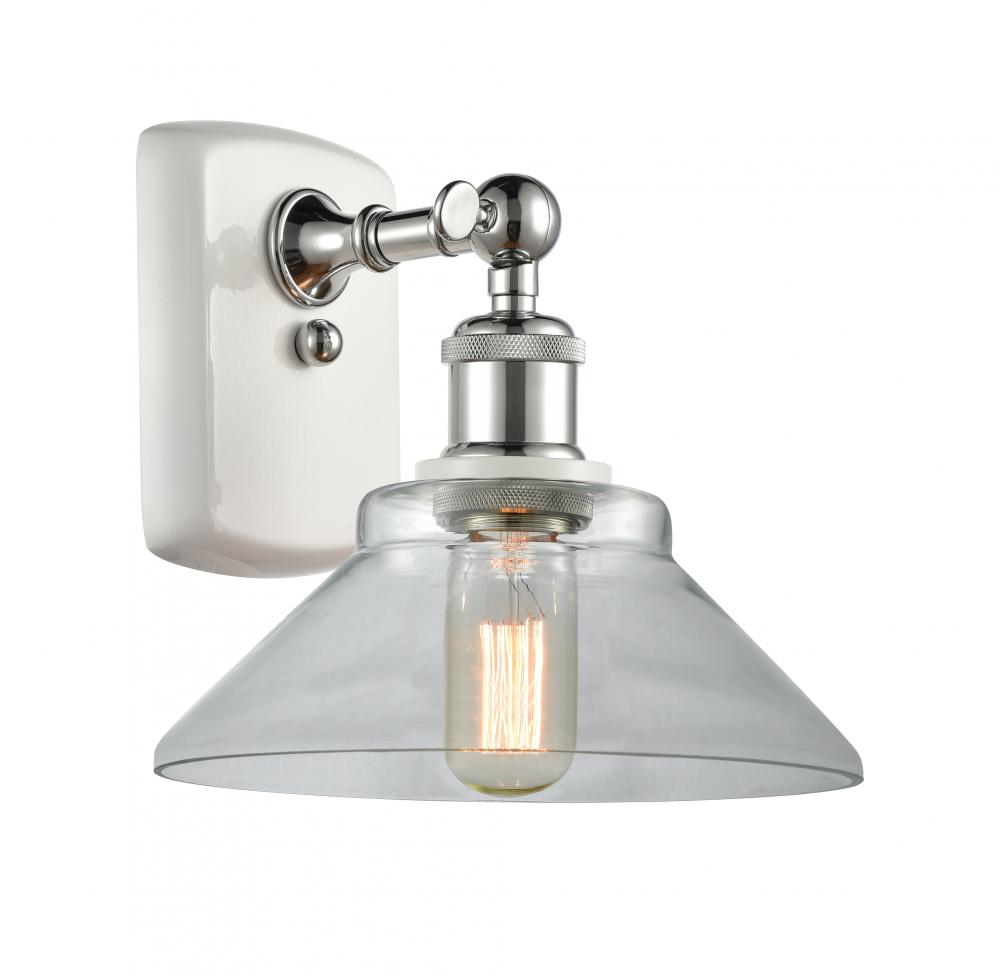 Orwell - 1 Light - 8 inch - White Polished Chrome - Sconce