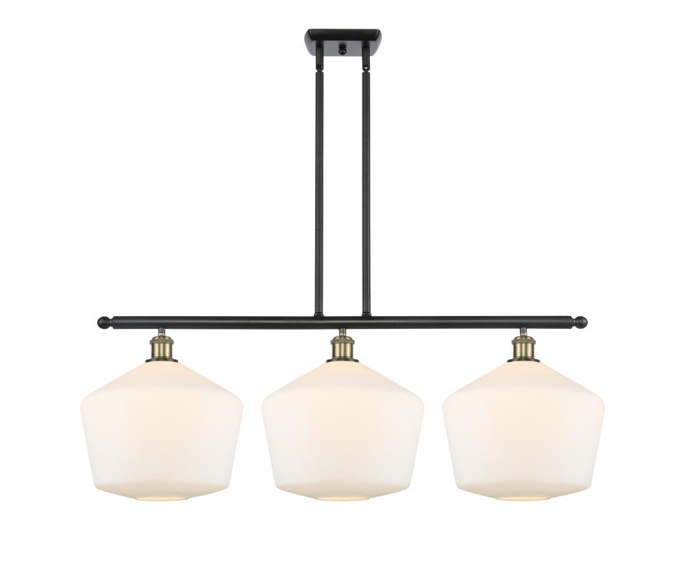 Cindyrella - 3 Light - 39 inch - Black Antique Brass - Cord hung - Island Light