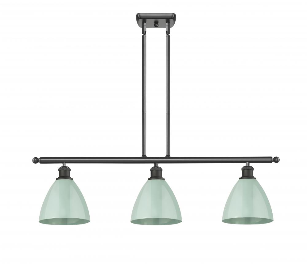 Plymouth - 3 Light - 36 inch - Oil Rubbed Bronze - Cord hung - Island Light