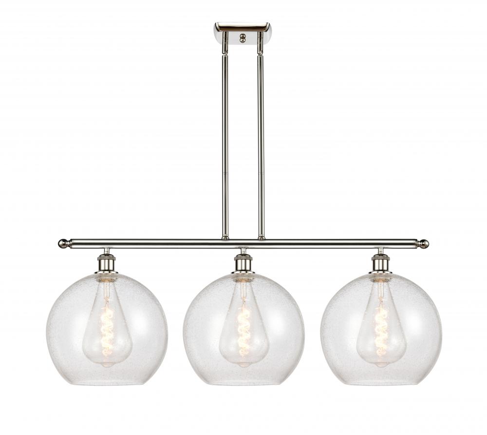 Athens - 3 Light - 38 inch - Polished Nickel - Stem Hung - Island Light