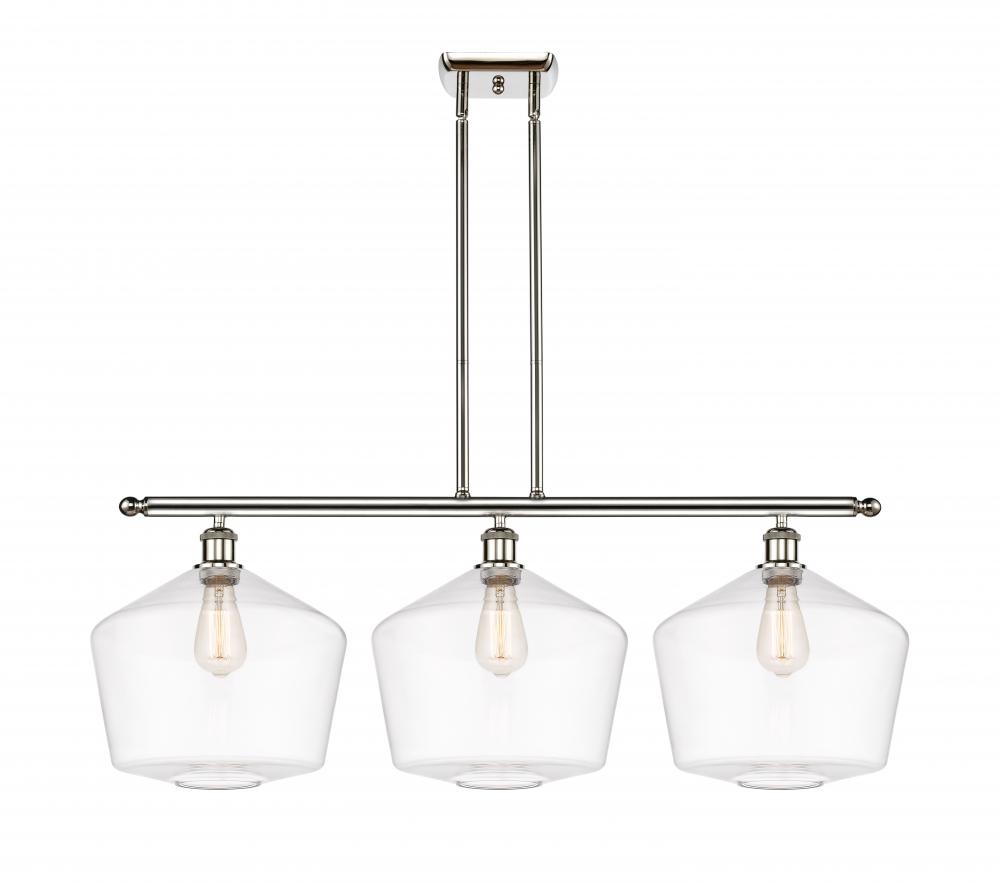 Cindyrella - 3 Light - 39 inch - Polished Nickel - Cord hung - Island Light