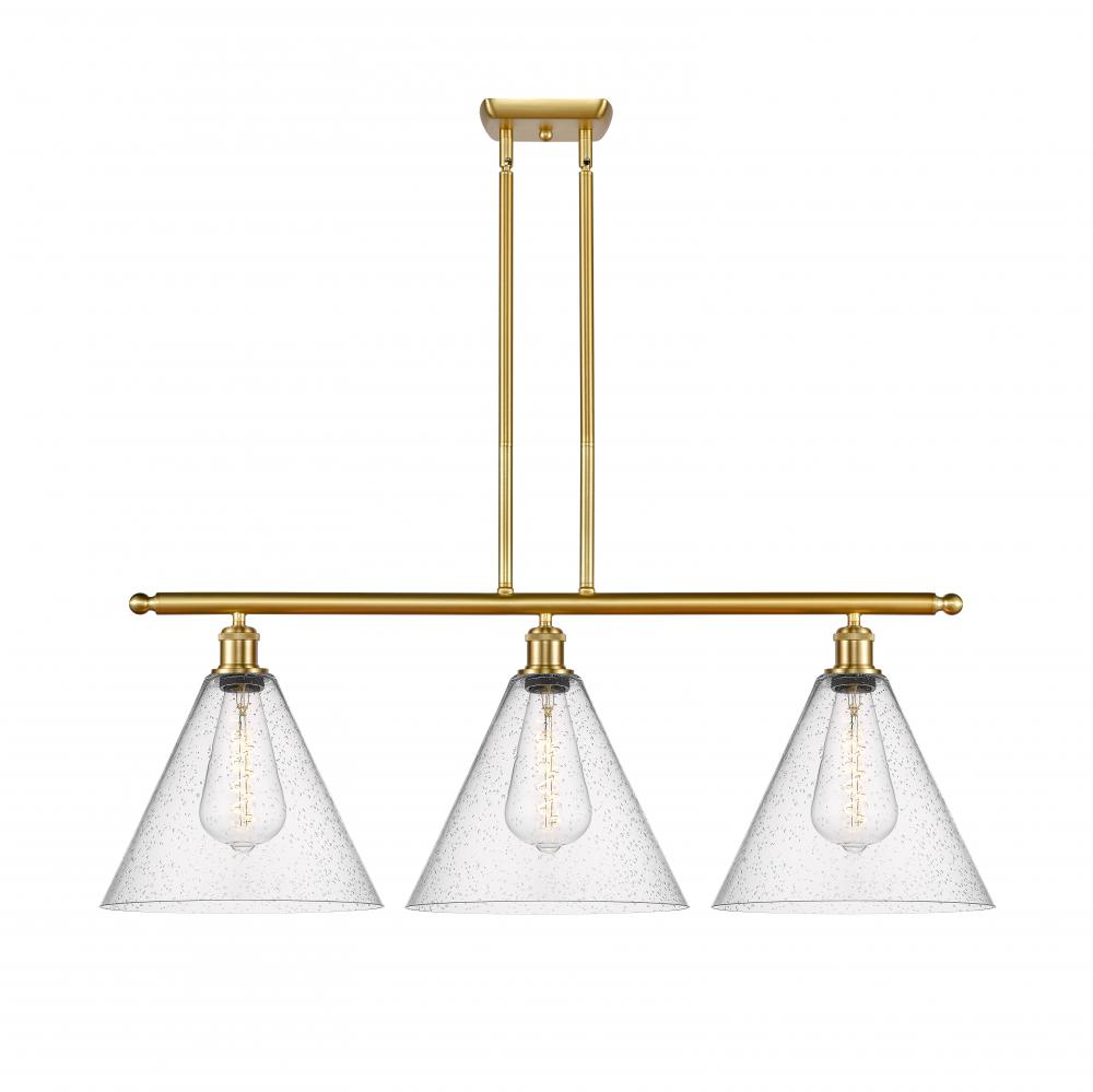 Berkshire - 3 Light - 39 inch - Satin Gold - Cord hung - Island Light